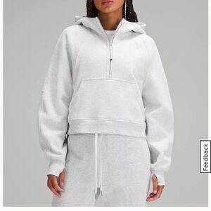 Scuba Oversized Half-Zip Hoodie M/L